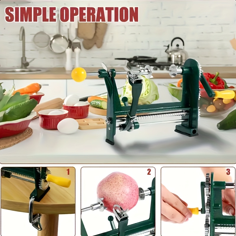 Multifunction Apple Peeler Stainless Steel Fruit Vegetable Core Slice Cutter for Kitchen