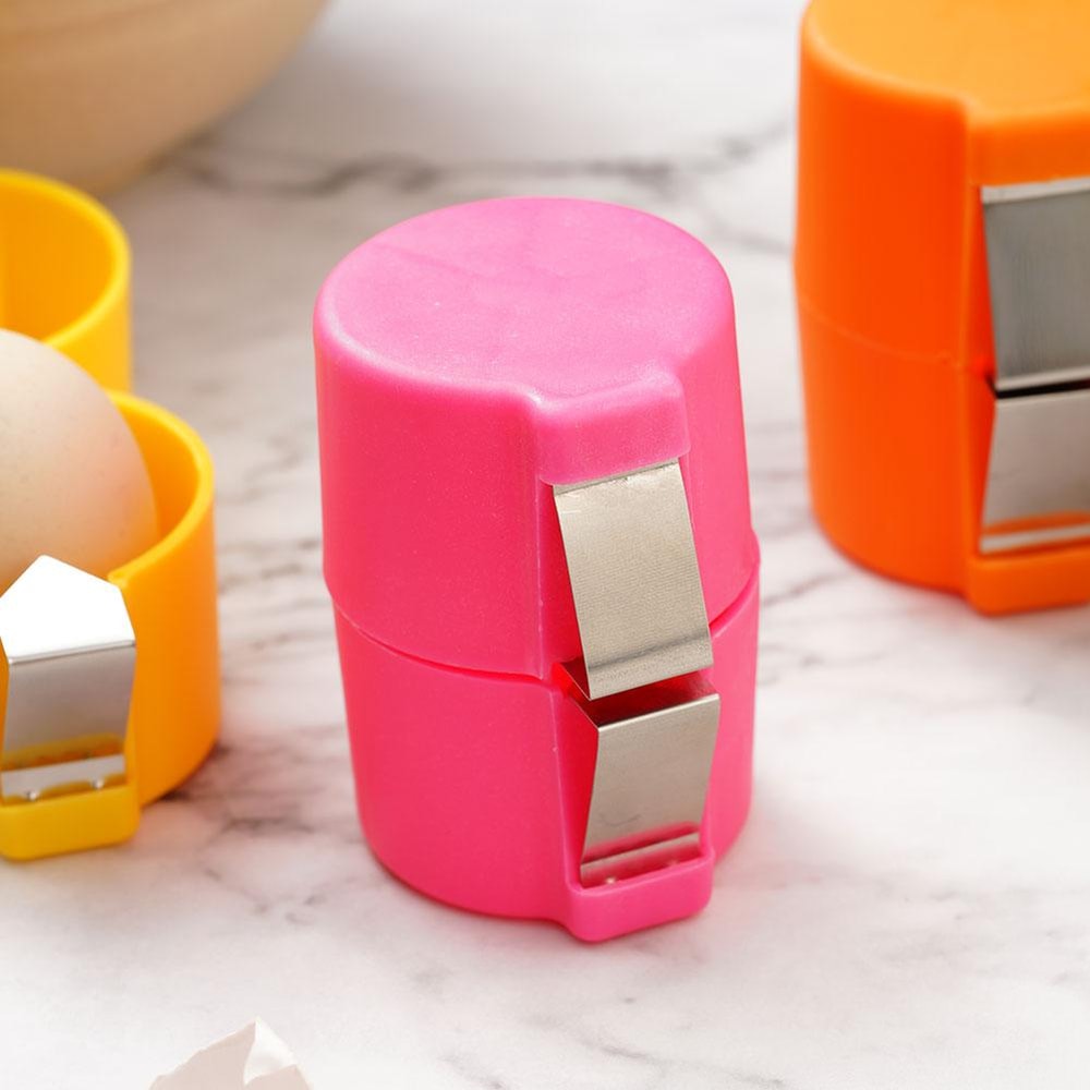 Plastic Steel Kitchen Egg Peeler Tool Household Egg Separator For Raw Eggs 5