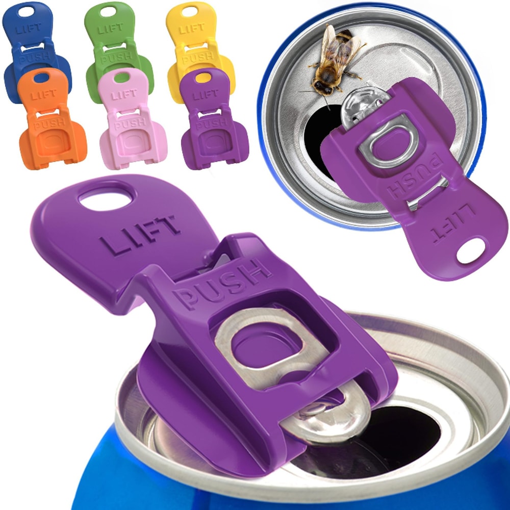 Plastic Small Bottle Opener, Easy Pull Coca Cola Can Opener, Sealing Dustproof Tool for Dining