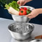 Stainless Steel Vegetable Cutter Salad Maker Multifunctional Basin For Kitchen Use 1