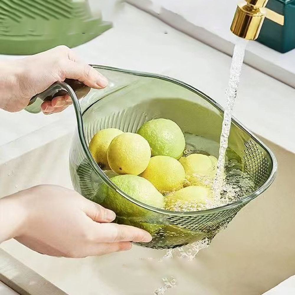 Fruit Strainer Basket Strainer Sink Washing Kitchen Sink Organizer 4