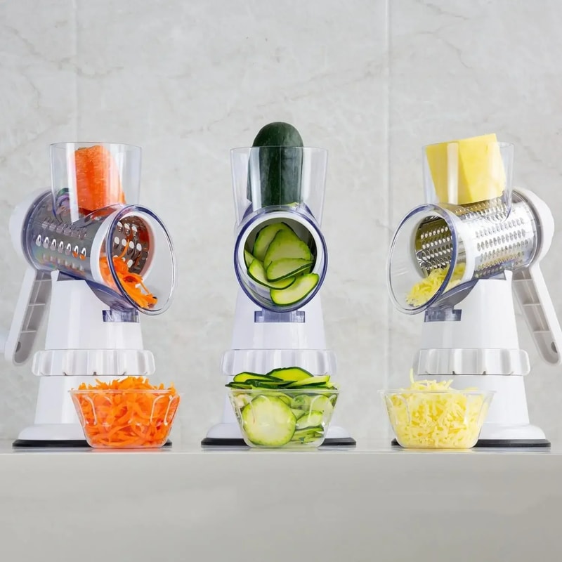 Manual Kitchen Tools Slicer Chopper Grater Cucumber Carrot Cutter Garlic Round Mandolin Potato Shre 1