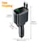 Car Charger For IPhone Samsung Xiaomi Adapter Fast Charging Type C To Lightning Retractable Cord 4