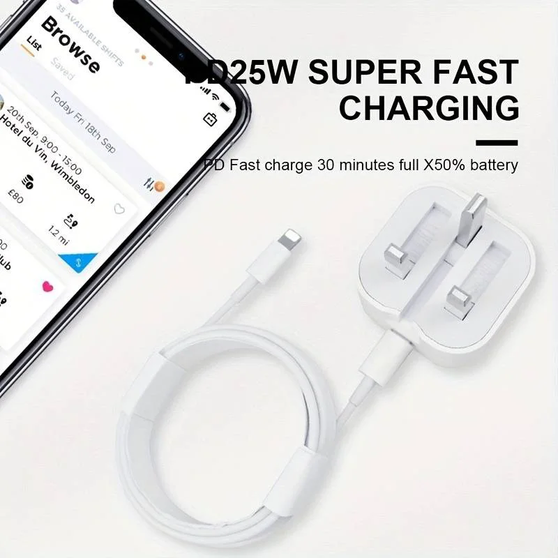 Fast Charging Travel Wall IPhone Quick ChargeW Type C Power Adapter Charger 4
