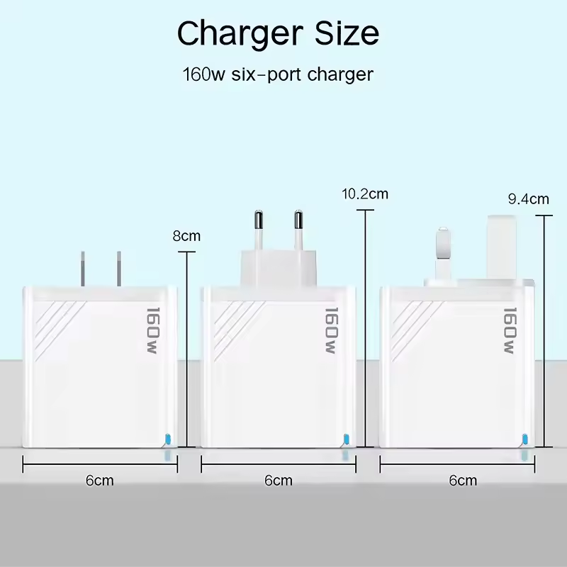 Quick Wall Charger Fast Charge Charger Mobile Phone Adapter For IPhone Huawei Xiaomi Samsung 4
