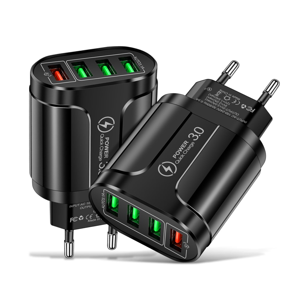 Travel Adapter Charging For IPhone Samsung Xiaomi Mobile Ports 1