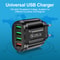 Travel Adapter Charging For IPhone Samsung Xiaomi Mobile Ports 4