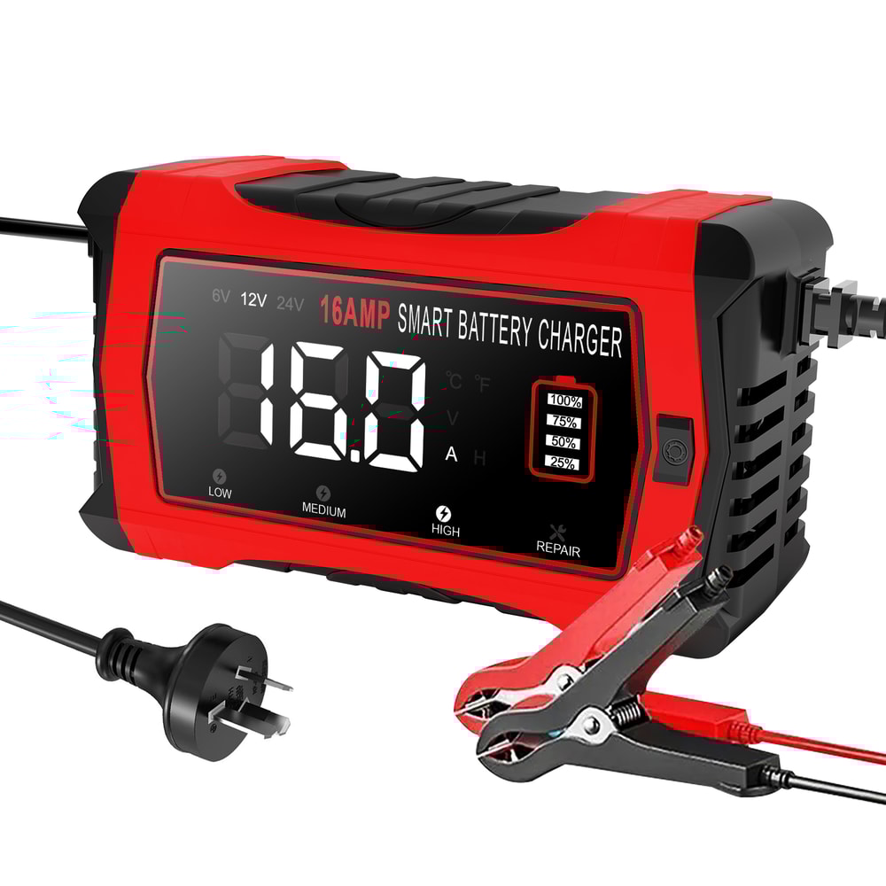 Battery Car Motorcycle Charger Repair Charge For LeadAcid Lithium Reliable Smart Charger 7