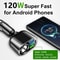Extend Port Super PD Fast Charge Phone Charger Adapter With Voltage Display For IPhone Samsung 5