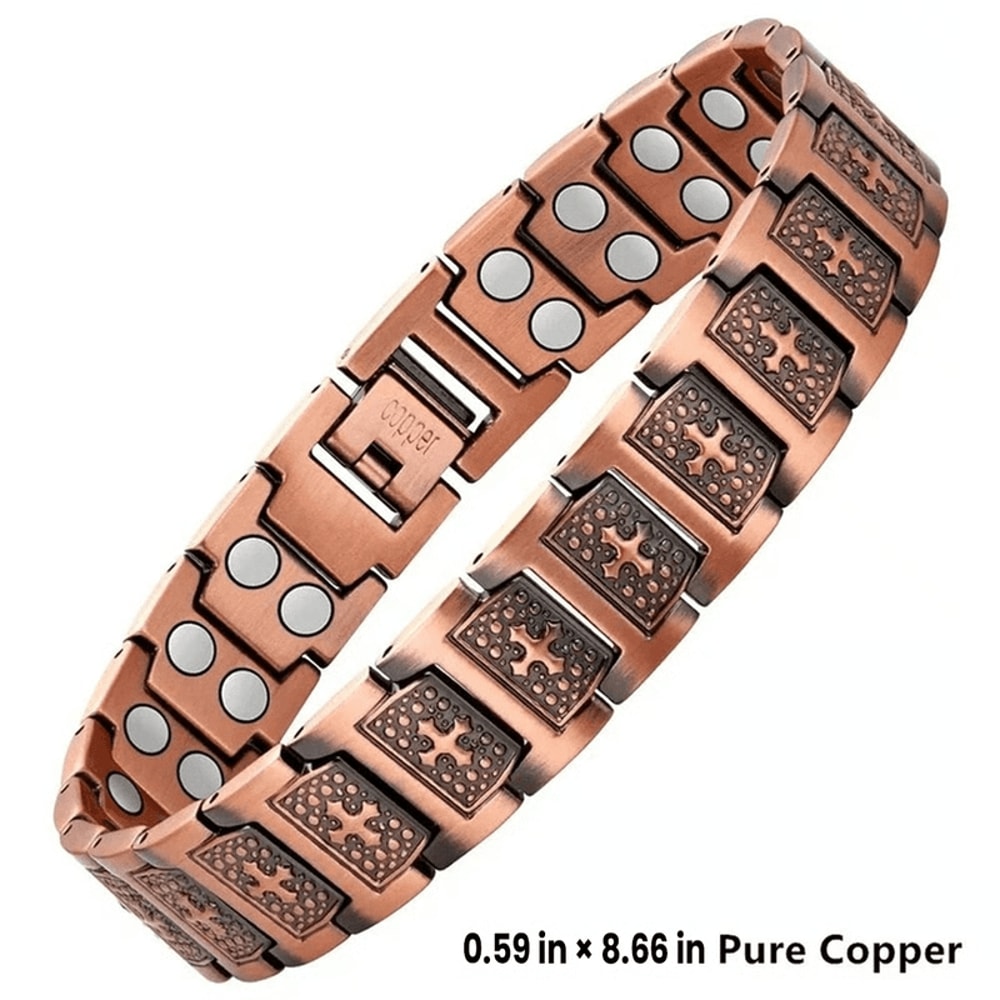 Stylish copper bracelet for men with health benefits