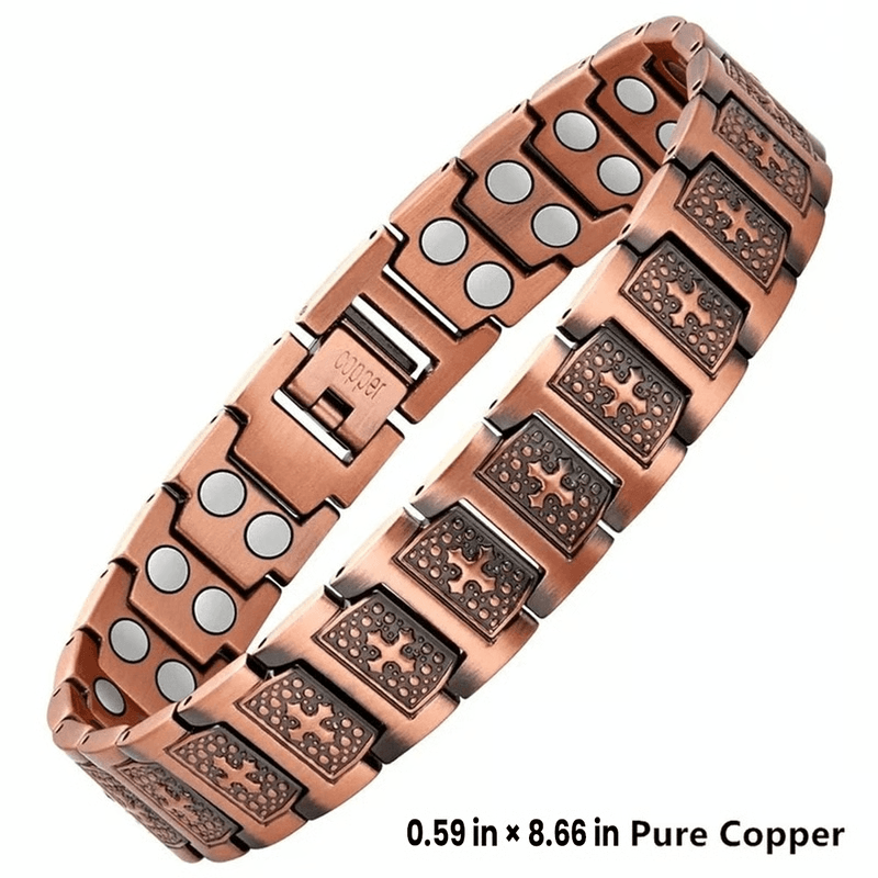 Stylish copper bracelet for men with health benefits