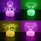 Personalized Gifts Childrens Lamps Gamer Room Decoration Bedroom Table Lamp 0