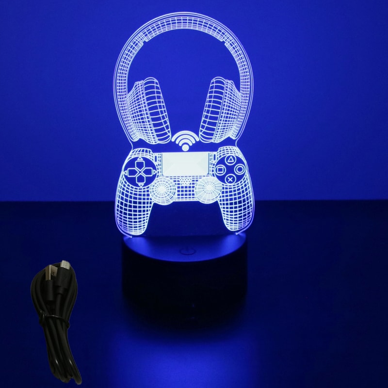Personalized Gifts Childrens Lamps Gamer Room Decoration Bedroom Table Lamp 8