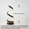 Adjustable Brightness LED Spiral Dimmable Table Lamp, Perfect for Living Room, Bedroom, Office, and Study Use