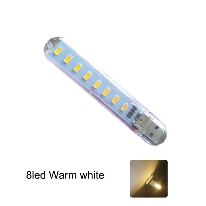 Portable Night Lights Ultra Bright Reading Lamp SMD Bulb For Power Bank Laptop Notebook 6