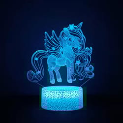 unicorn lamp toy with remote control, colors change, ideal valentine's day and birthday present