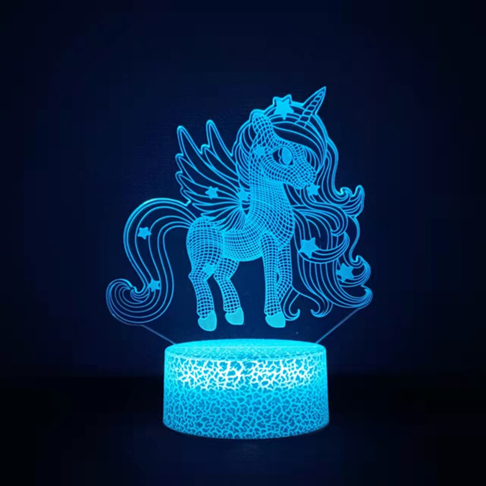 Unicorn Lamp Toy With Remote Control Colors Change Ideal Valentines Day And Birthday Present 8