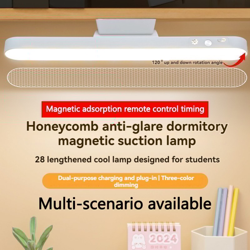 USB Rechargeable Clamp Light For Bedroom Eye Care Dimmable Study Light With Colors For Dormitory Re 1