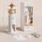 Lighthouse Lamp Night Light with Motion Sensor, Bluetooth Music, Remote Control, and Moon Projection for Ambient Decor