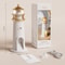 Lighthouse Lamp Night Light with Motion Sensor, Bluetooth Music, Remote Control, and Moon Projection for Ambient Decor