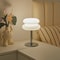 USB Plug Bedside Lamp, Creamy Style Table Lamp with Tri Color Dimming, Perfect for Living Room and Study