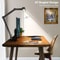 Ultra Bright Desk Light with Clamp, Architect LED Desk Lamp for Home Office, Adjustable Auto Dimming and Atmosphere