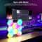 Music Rhythm Wall Lamp, Color-changing Ambient Night Light, DYI Shape, APP Control for Bedroom, Game Room
