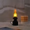 Cartoon Anime Kerosene Lamp Halloween Retro Decorative Candle Light Calcifer Flameless Night Light 1