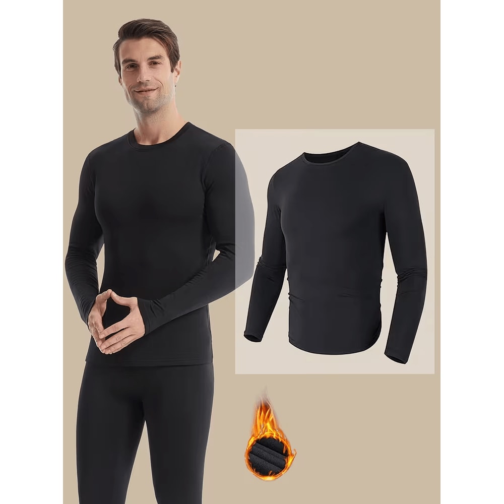 Men Thermal Underwear 2pc Set 4
