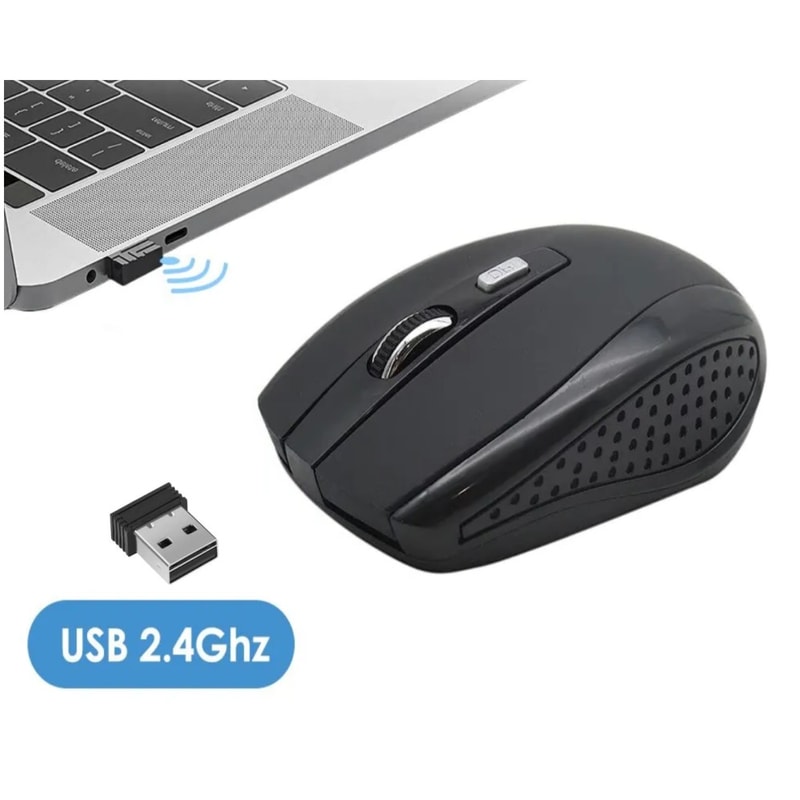 Adjustable Wireless Computer Mouse With USB Receiver Optical Gaming Mouse For PC Accessories 5