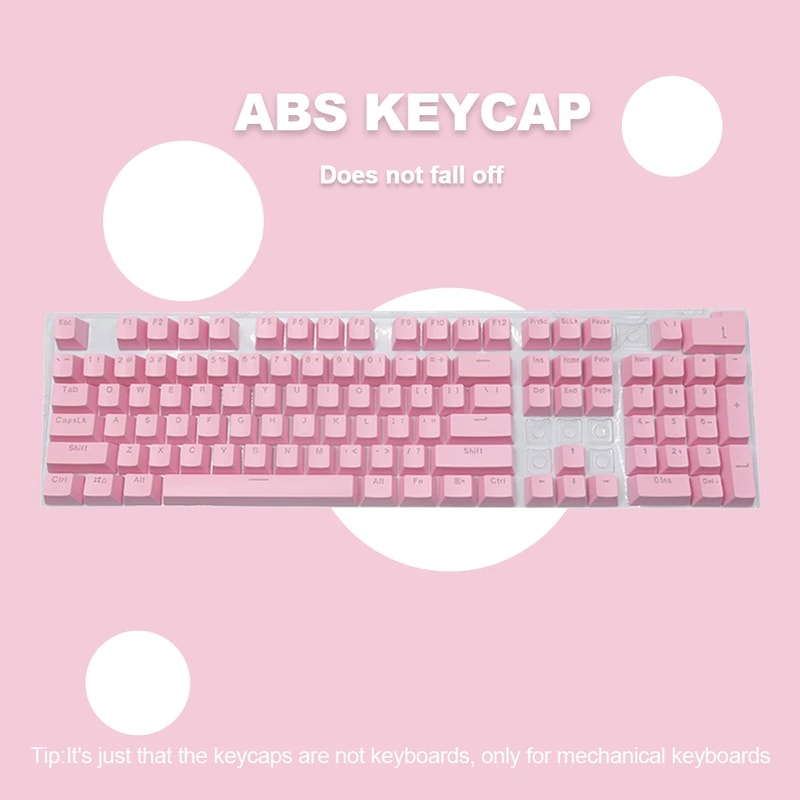 Ergonomic Replacement Keycaps Blank Keycap Set For Mechanical Keyboard Backlit Key Cap For PC Lapto 2
