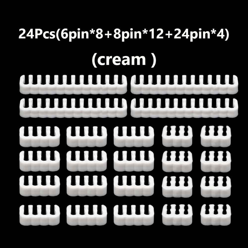 Organizer Cable Comb Clamp CPU Computer Wire Management Clip Sleeved Cable Manager For Clean Setup 1