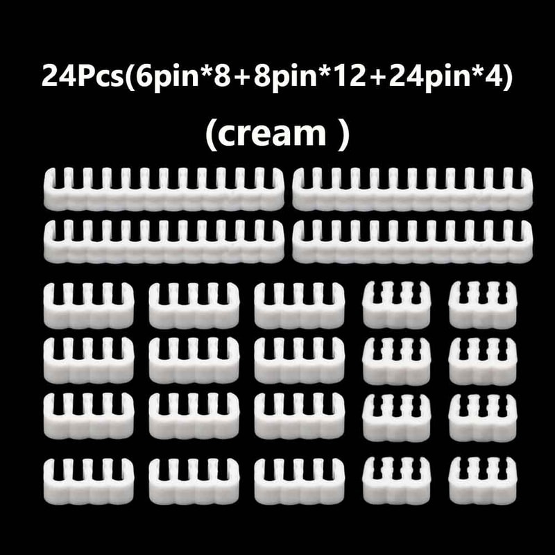 Organizer Cable Comb Clamp CPU Computer Wire Management Clip Sleeved Cable Manager For Clean Setup 1