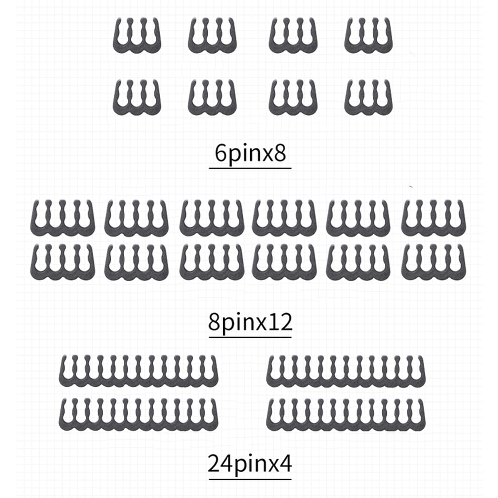 Organizer Cable Comb Clamp CPU Computer Wire Management Clip Sleeved Cable Manager For Clean Setup 5
