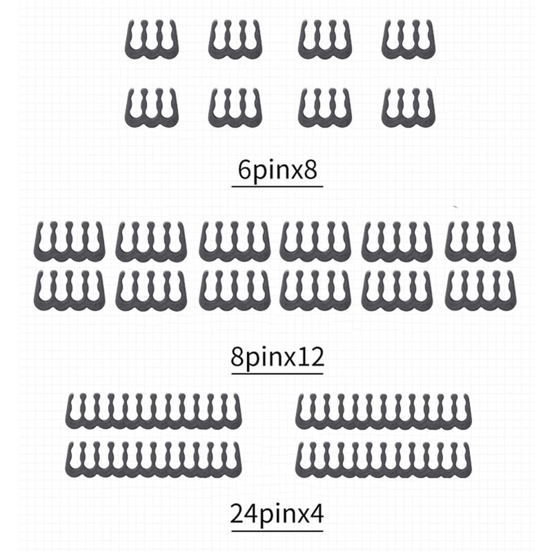 Organizer Cable Comb Clamp CPU Computer Wire Management Clip Sleeved Cable Manager For Clean Setup 5