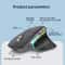 Wireless Multi-Device Bluetooth Mouse, Portable Optical Mouse, Ergonomic Right-Hand Computer Mice