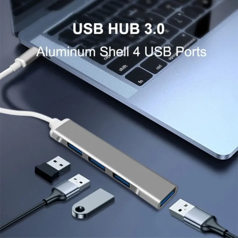 USB C HUB Multi Splitter Adapter For Lenovo Xiaomi Macbook Pro High Speed 1