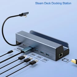 steam deck docking station, usb c hub for effortless connectivity