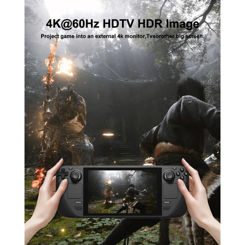 Steam Deck Docking Station USB C Hub For Effortless Connectivity 4