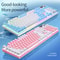 Color Matching Backlit Mechanical Feel Keys Gaming Keyboard Wired Keyboard Computer Esports Periphe 3