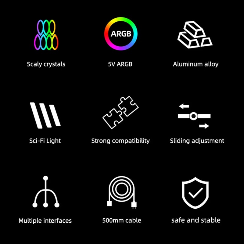 Graphics Card Bracket Customized Video Card Stand For GPU VGA Desktop PC Case DIY Holder 4