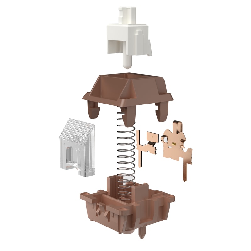 Full POK Linears, Long Spring Thocky Switches Pins, Mechanical Keyboard Switches for Custom Builds