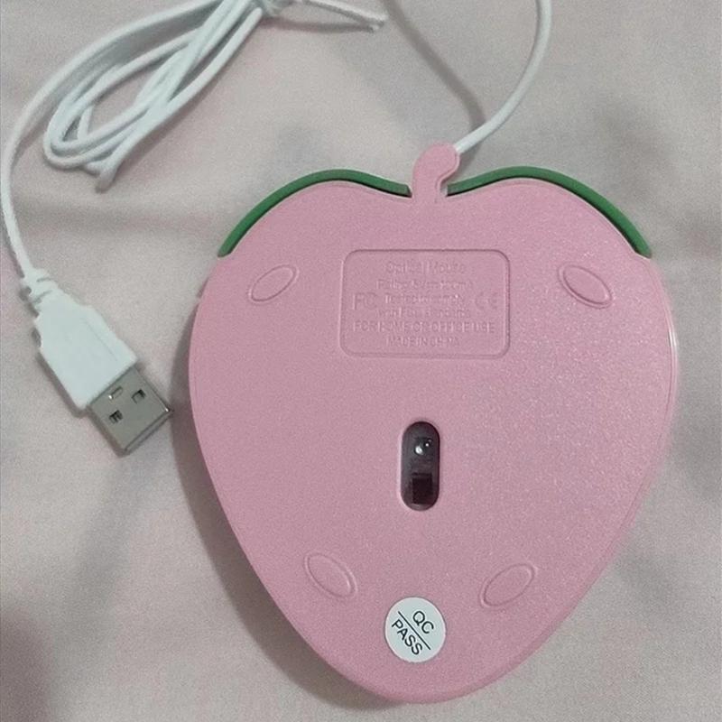 Cute Pink Mouse, Small Optical PC Computer Game Mouse, Perfect for Girls