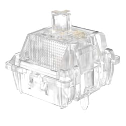 pins lubed smooth line keyboard switches, spring transparent clear rgb switch for gaming setup