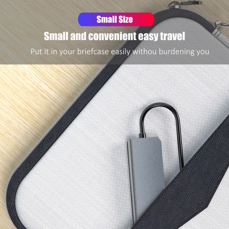 USB Docking Hub For MacBook Fast Charge Splitter Station HighSpeed Charging For MacBook Computers 5