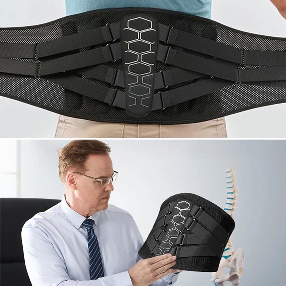 herniated disc support brace while walking