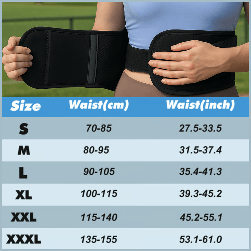 ergonomic back belt for warehouse workers