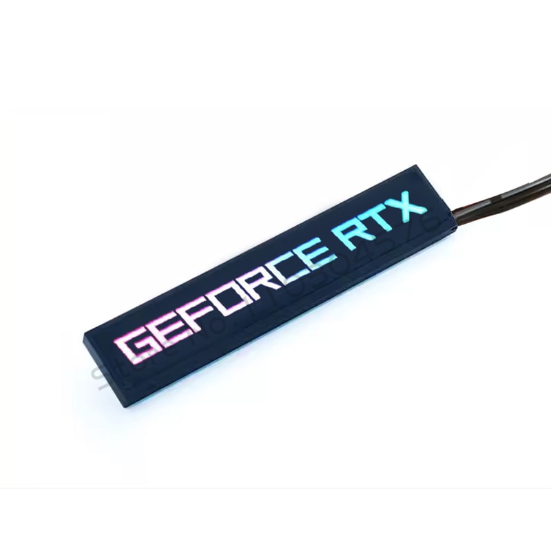 VGA Lightboard Graphics Card AURA SYNC Backplate With RGB Lighting Effects 2