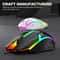 USB Wired Luminous Backlit Mouse For Office Gaming Laptop Desktop Mute Design 3