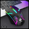 USB Wired Luminous Backlit Mouse For Office Gaming Laptop Desktop Mute Design 6